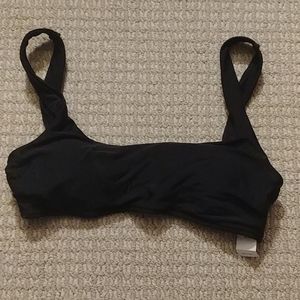 Strapped bandeau style bikini top